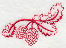 Northwoods Pine Branch (Redwork) - Image 3