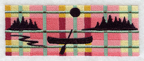 Northwoods Plaid Canoe Border - Image 2