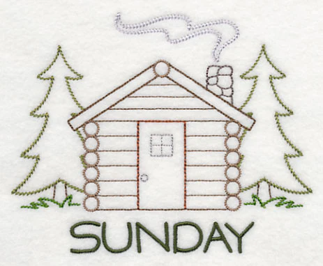 Northwoods Sunday (Vintage) - Image 3