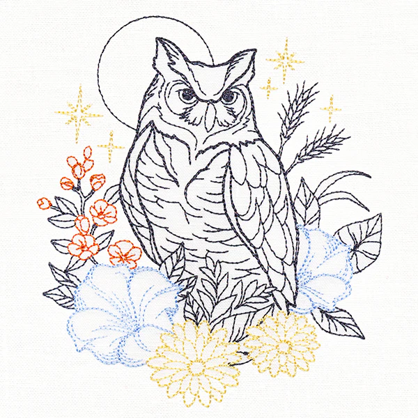 Not-So-Spooky Garden Etching - Owl - Image 3