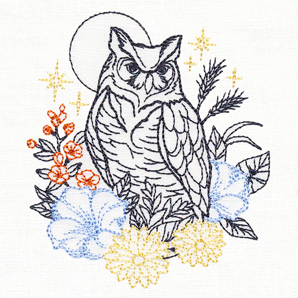 Not-So-Spooky Garden Etching - Owl - Image 4