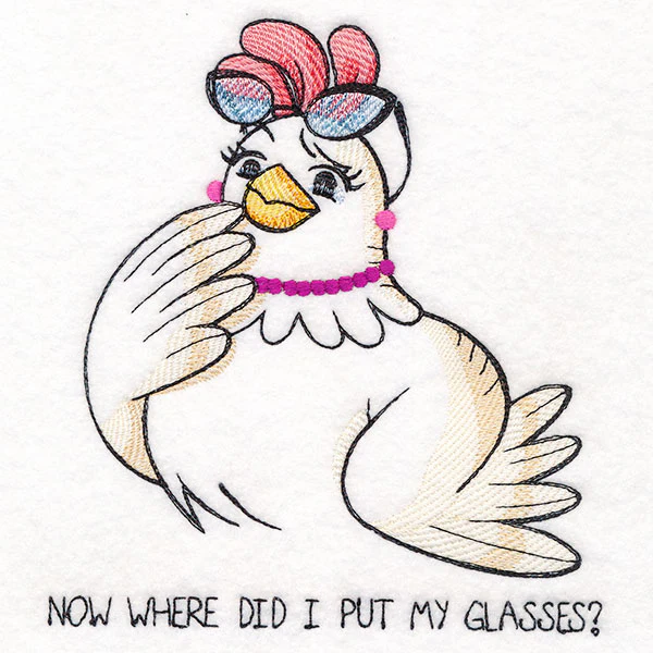 Now Where Did I Put My Glasses Chicken - Image 2
