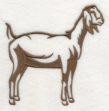 Nubian Goat Silhouette 1 - Image 2