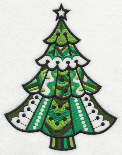 O Christmas Tree (Blackwork) - Image 3