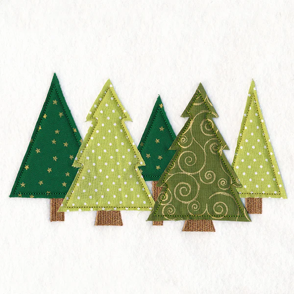 O Christmas Tree Border (Crafty Cut Applique) - Image 3