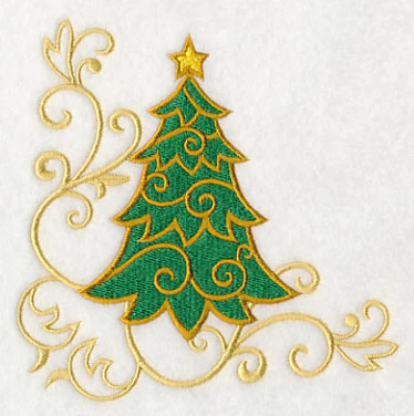 O Christmas Tree in Filigree Corner - Image 2