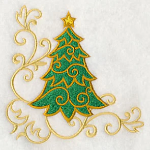 O Christmas Tree in Filigree Corner - Image 3