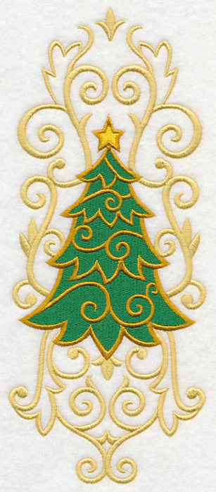 O Christmas Tree in Filigree Spray - Image 2