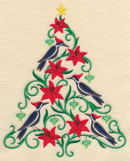 O Christmas Tweet - Woodpeckers
