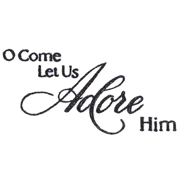 O Come Let Us Adore Him Script - Image 5