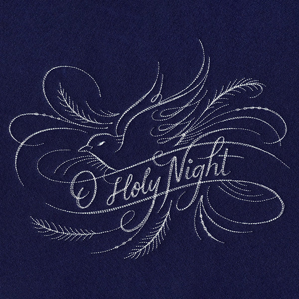 O Holy Night Calligraphy (Whitework) - Image 5