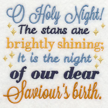 O Holy Night Carol Square (Saviour) - Image 4
