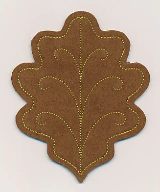 Oak Leaf Coaster (In-the-Hoop) - Image 3