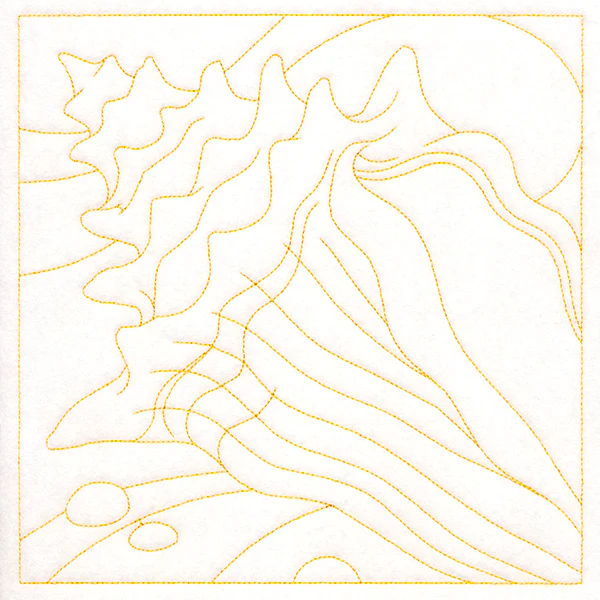 Ocean Treasures Quilting - Conch Shell (Double Run) - Image 6