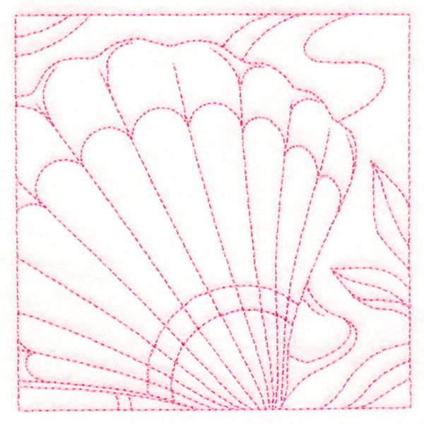 Ocean Treasures Quilting - Scalloped Shell (Double Run) - Image 5