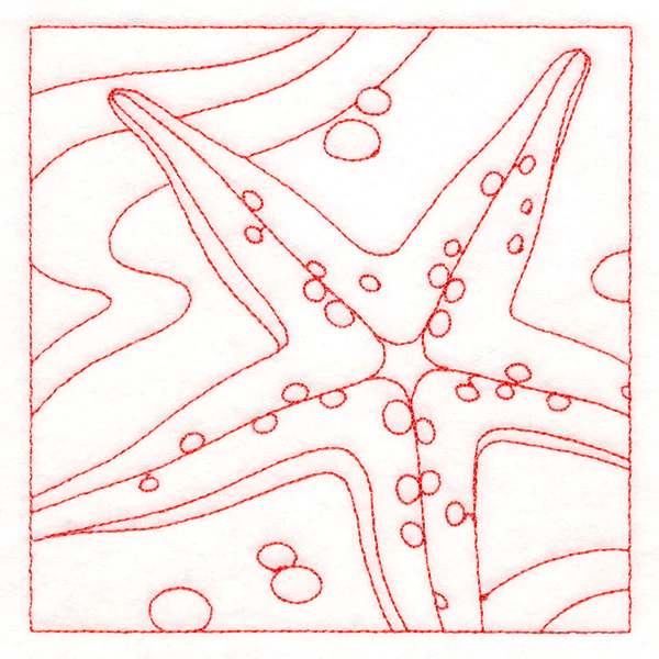 Ocean Treasures Quilting - Starfish (Double Run) - Image 4