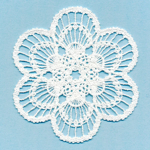 Oceanside Dreams Doily (Battenburg Lace) - Image 5