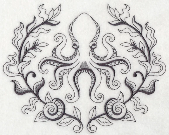 Octopus and Seaweed Laurel - Image 2