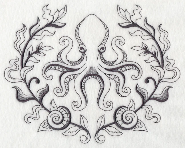 Octopus and Seaweed Laurel - Image 6