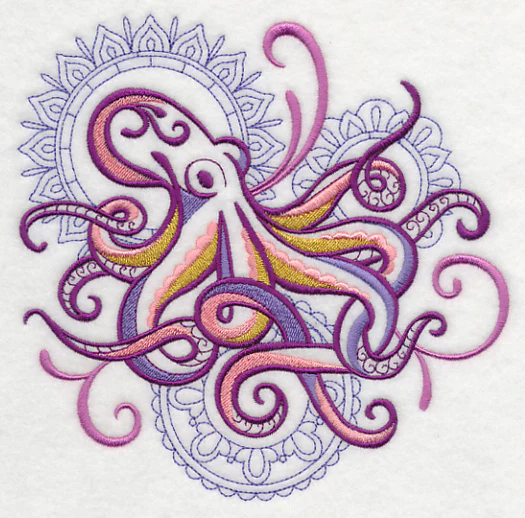 Octopus with Mehndi Echo - Image 2