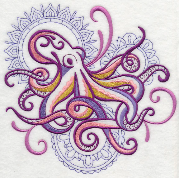 Octopus with Mehndi Echo - Image 5