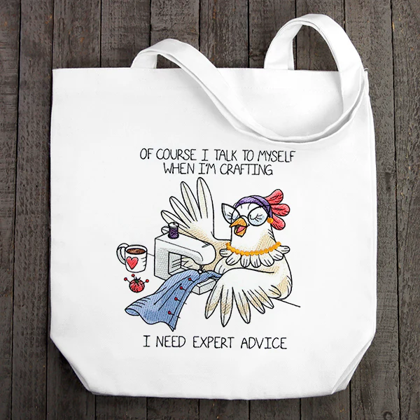 Of Course I Talk To Myself Chicken - Image 2