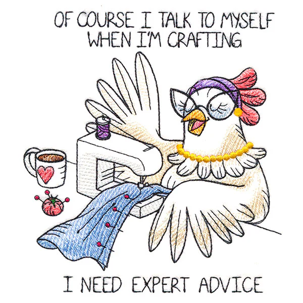 Of Course I Talk To Myself Chicken - Image 3