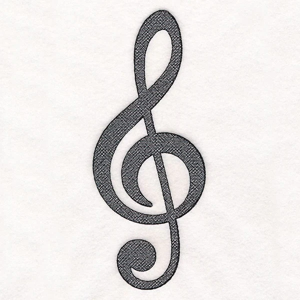 Of Note Treble Clef (Embossed) - Image 2