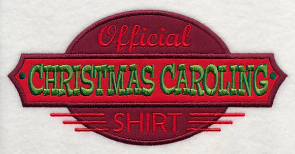 Official Christmas Caroling Shirt (Applique) - Image 3