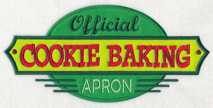 Official Cookie Baking Apron (Applique) - Image 2