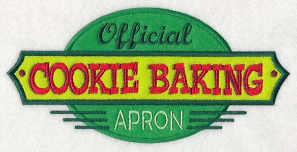 Official Cookie Baking Apron (Applique) - Image 3