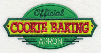 Official Cookie Baking Apron (Applique) - Image 5