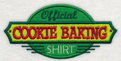 Official Cookie Baking Shirt (Applique) - Image 5