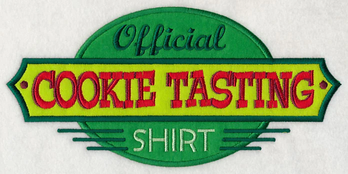 Official Cookie Tasting Shirt (Applique) - Image 2