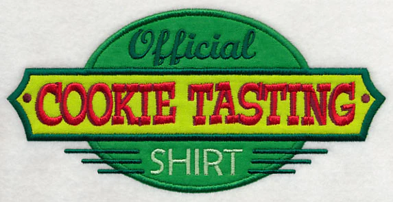 Official Cookie Tasting Shirt (Applique) - Image 3