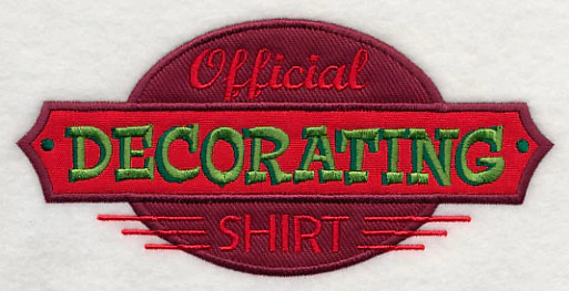 Official Decorating Shirt (Applique) - Image 4