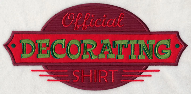 Official Decorating Shirt (Applique) - Image 6