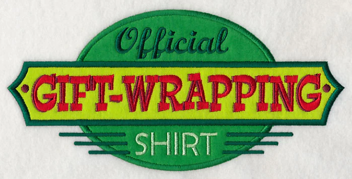 Official Gift Wrapping Shirt (Applique) - Image 2