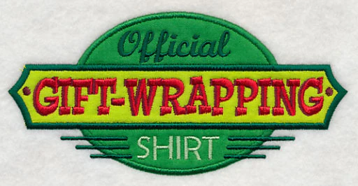 Official Gift Wrapping Shirt (Applique) - Image 4