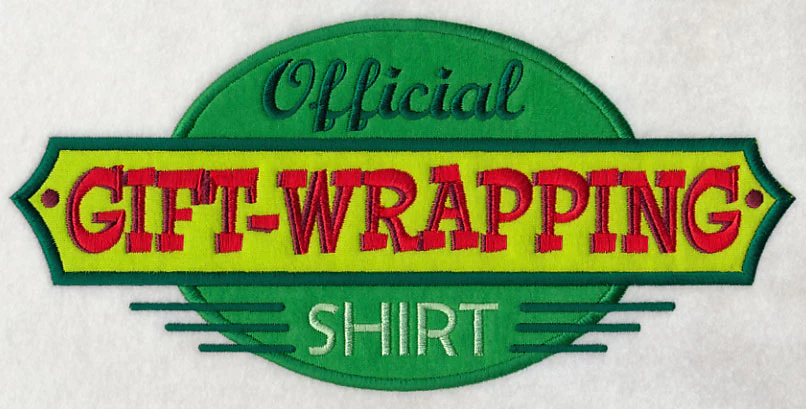 Official Gift Wrapping Shirt (Applique) - Image 6