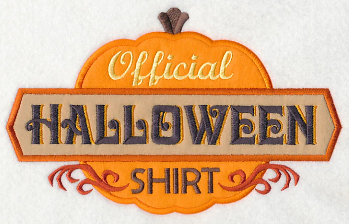 Official Halloween Shirt (Applique) - Image 2