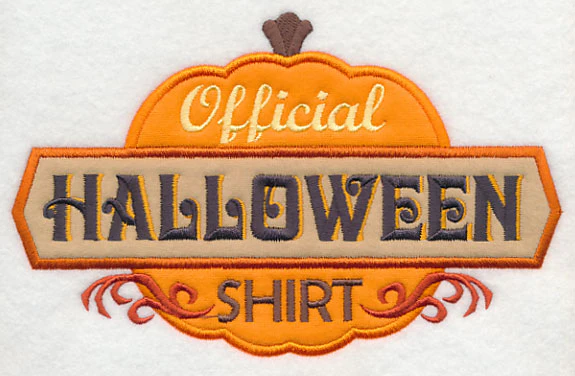 Official Halloween Shirt (Applique) - Image 3