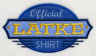 Official Latke Shirt (Applique) - Image 5