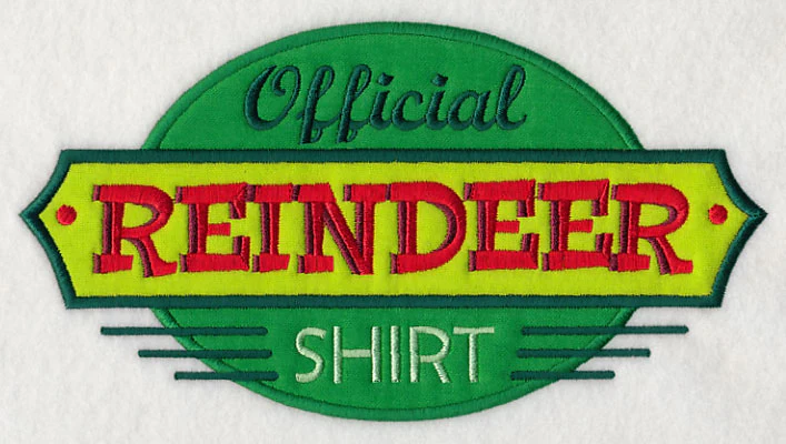 Official Reindeer Shirt (Applique) - Image 2