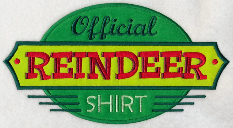 Official Reindeer Shirt (Applique) - Image 6