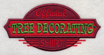 Official Tree Decorating Shirt (Applique) - Image 5