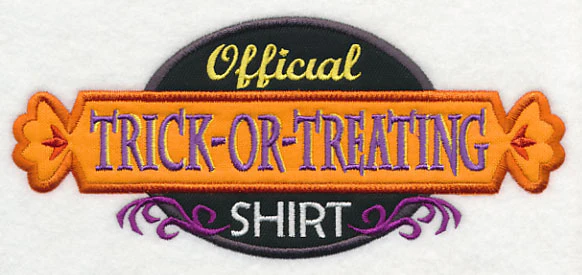 Official Trick-or-Treating Shirt (Applique) - Image 3