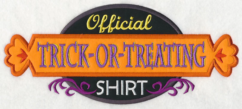 Official Trick-or-Treating Shirt (Applique) - Image 6