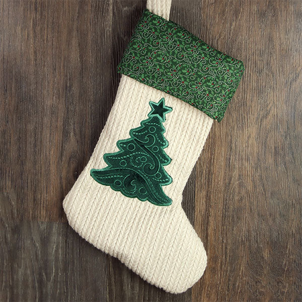 Oh Christmas Tree (Applique) (Embossed) - Image 4
