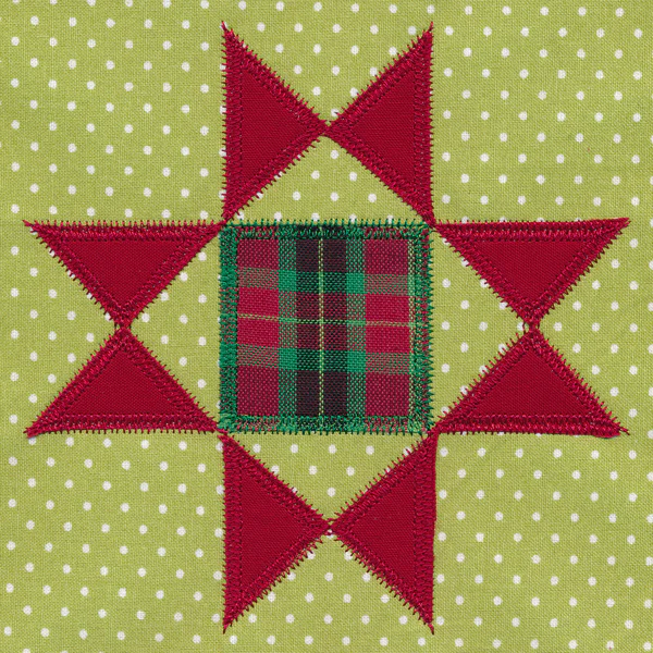 Ohio Star Quilt Block (In-the-Hoop) - Image 3